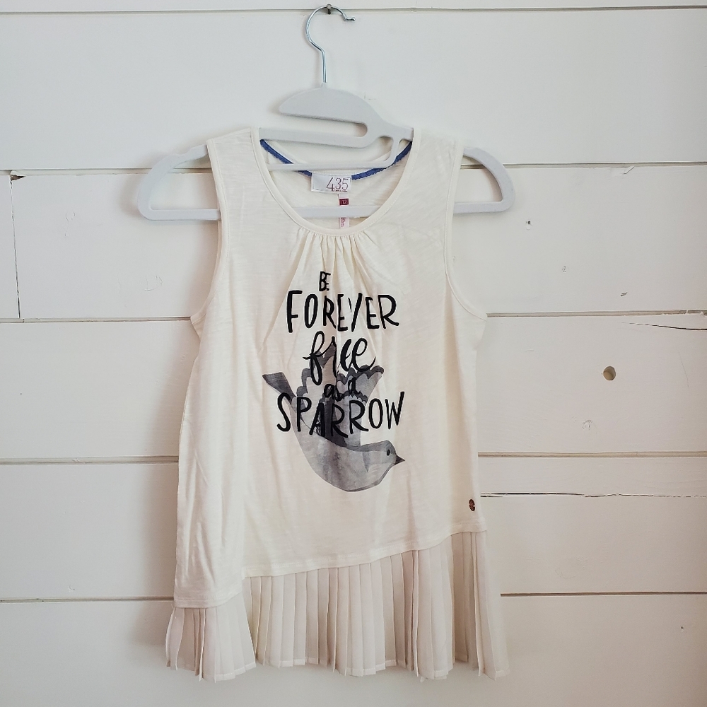Matilda jane girls sz 12 tank top